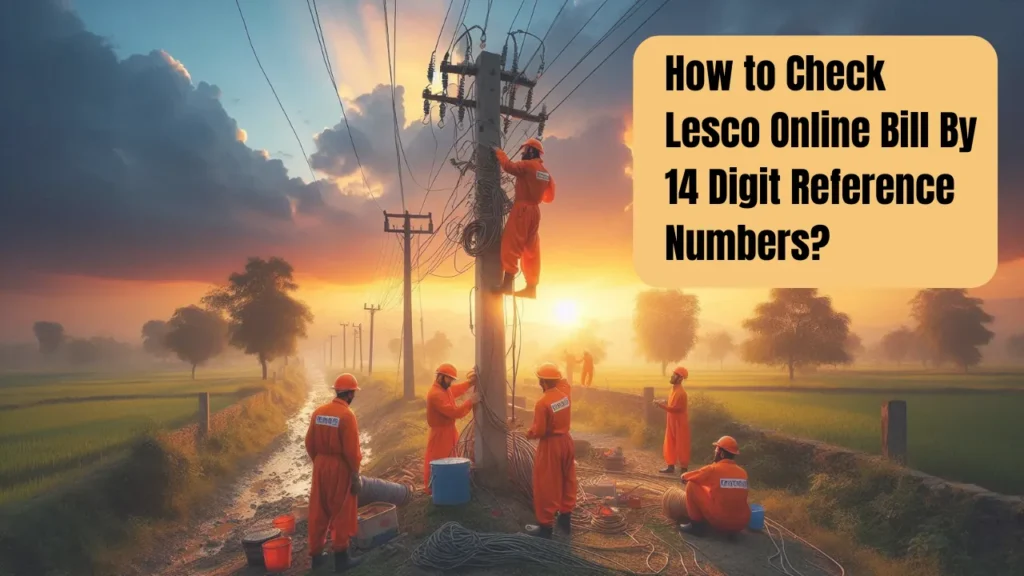 How to Check Lesco Online Bill By 14 Digit Reference Numbers